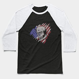 American Skull Baseball T-Shirt